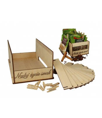 DREWNIANY POJEMNIK...