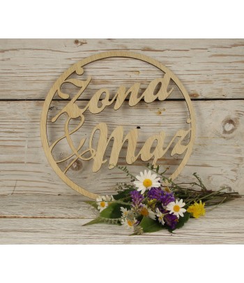 KOŁO OBRĘCZ NAPIS ŻONA&MĄŻ...