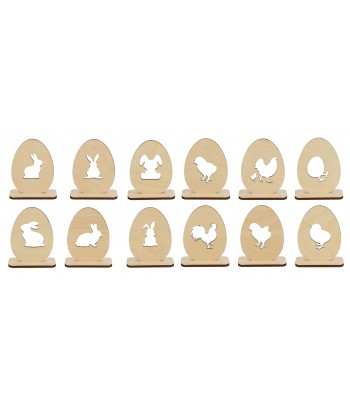 JAJKA DREWNIANE Z PODSTAWKĄ...