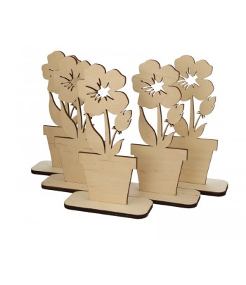 KWIATEK DREWNIANY NA...